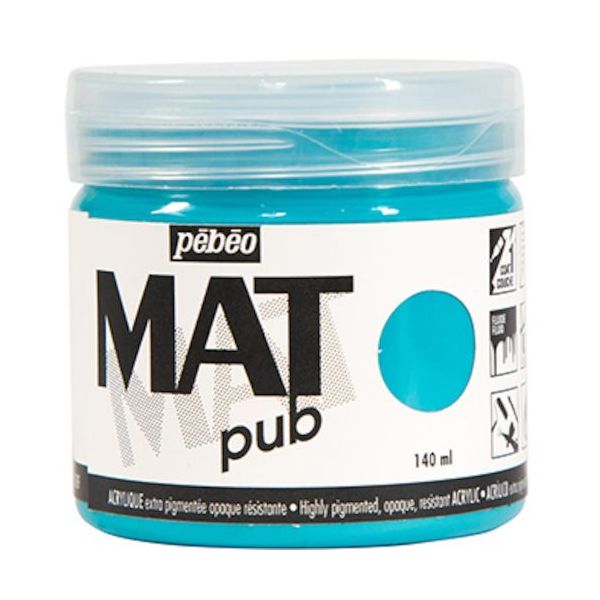 ペベオ・ジャポン ペベオ マットピュブ 140ml NO.13 ターコイズブルー 256013 1本 594-2593（直送品）