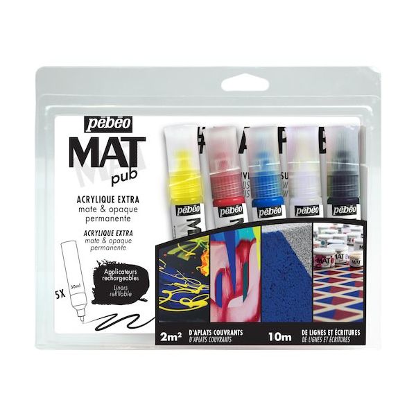 ペベオ・ジャポン ペベオ マットピュブ 30mlチューブ 5色セット 255181 1個 594-2584（直送品）