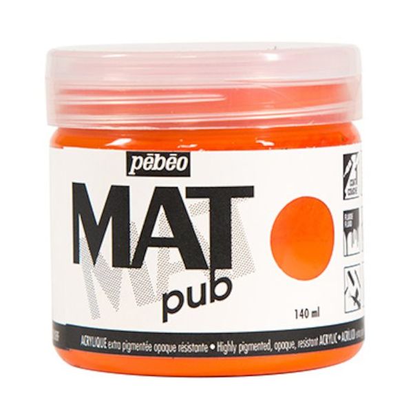 ペベオ・ジャポン ペベオ マットピュブ 140ml NO.04 ブライトオレンジ 256004 1本 594-1076（直送品）