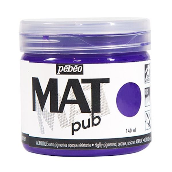 ペベオ・ジャポン ペベオ マットピュブ 140ml NO.09 コバルトバイオレット 256009 1本 594-1073（直送品）
