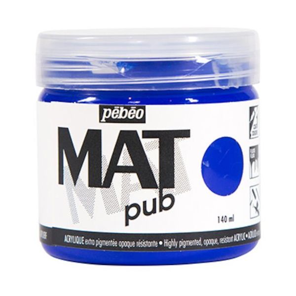 ペベオ・ジャポン ペベオ マットピュブ 140ml NO.10 ウルトラマリンブルー 256010 1本 594-1078（直送品）