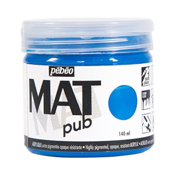 ペベオ・ジャポン ペベオ マットピュブ 140ml NO.11 コバルトブルー 256011 1本 594-1087（直送品）