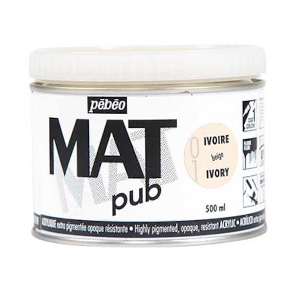 ペベオ・ジャポン ペベオ マットピュブ 500ml NO.01 アイボリーベージュ 257001 1本 594-1077（直送品）