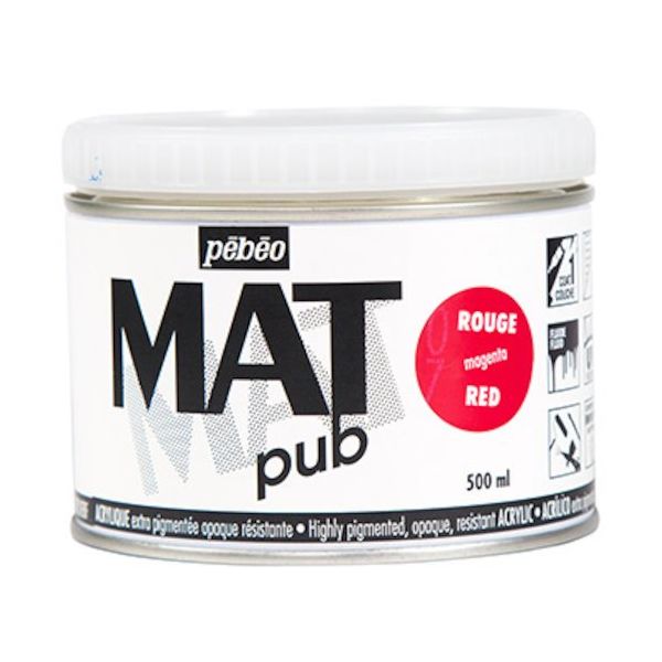 ペベオ・ジャポン ペベオ マットピュブ 500ml NO.06 マゼンタレッド 257006 1本 594-1086（直送品）
