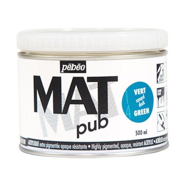 ペベオ・ジャポン ペベオ マットピュブ 500ml NO.14 ダックグリーン 257014 1本 594-2561（直送品）
