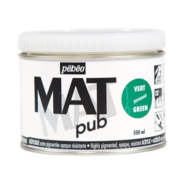 ペベオ・ジャポン ペベオ マットピュブ 500ml NO.16 パーマネントグリーン 257016 1本 594-2571（直送品）