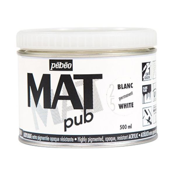 ペベオ・ジャポン ペベオ マットピュブ 500ml NO.25 パーマネントホワイト 257025 1本 594-2581（直送品）