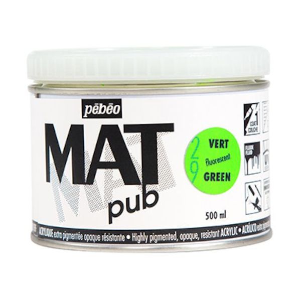 ペベオ・ジャポン ペベオ マットピュブ 500ml NO.29 フルレセントグリーン 257029 1本 594-1080（直送品）