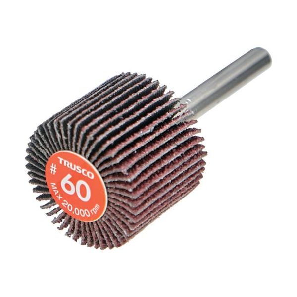 TRUSCO エコノミーフラップホイール 軸径6mm 外径30X幅25X軸長35