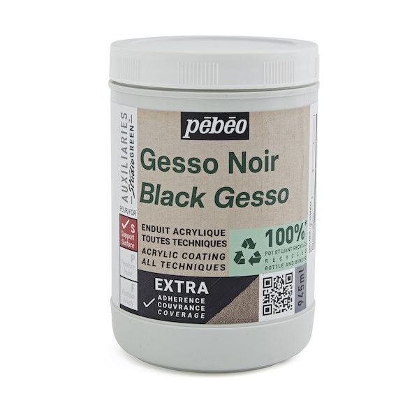 ペベオ・ジャポン ペベオ スチューディオ グリーン アクリリック ブラックジェッソ 945ml 818626 1本 601-6641（直送品）