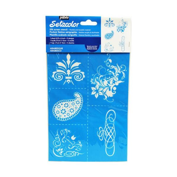 ペベオ・ジャポン ペベオ シルクスクリーンステンシル型 A5 アラビア唐草模様 329603 1本 603-6516（直送品）