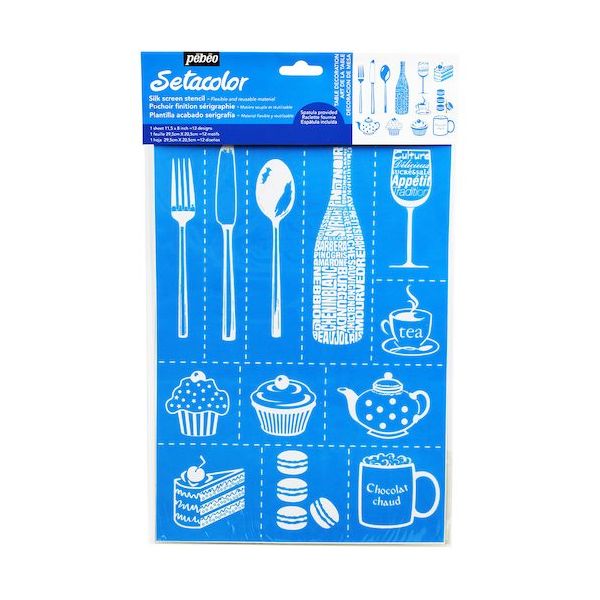 ペベオ・ジャポン ペベオ シルクスクリーンステンシル型 A4 テーブルデコレーション 329601 1本 603-6522（直送品）