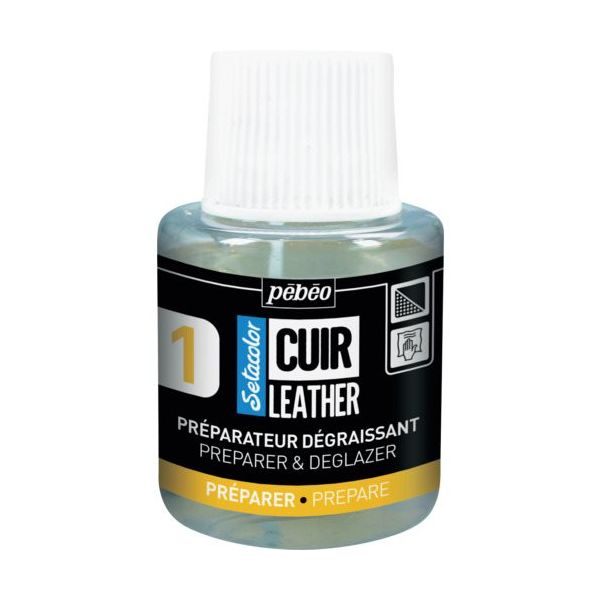 ペベオ・ジャポン Pebeo セタカラーレザー(革用)デグレイザー(下準備用 脱脂剤) 295651 1本 609-4521（直送品）