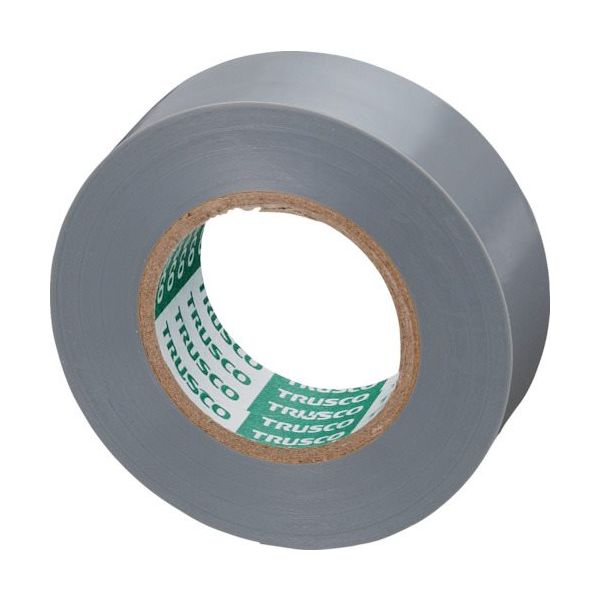 トラスコ中山 TRUSCO 脱鉛タイプビニールテープ 19mmX20m 灰 1巻入り GJ2120GY1P 1巻 628-3297（直送品）