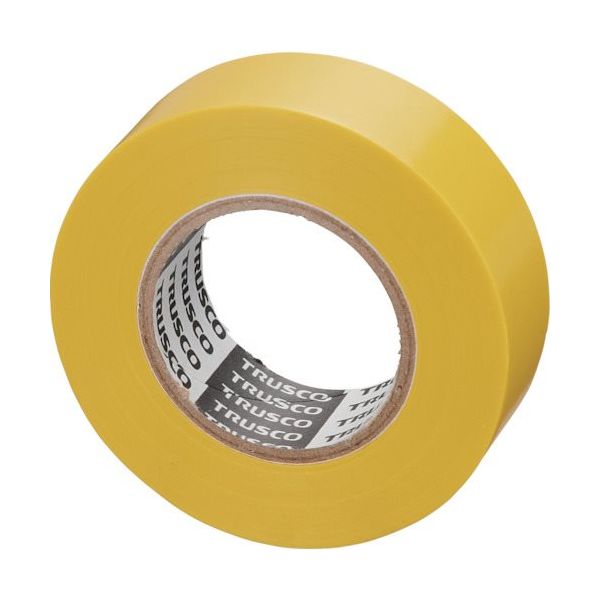 トラスコ中山 TRUSCO 脱鉛タイプビニールテープ 19mmX20m 黄 1巻入り GJ2120Y1P 1巻 628-3298（直送品）