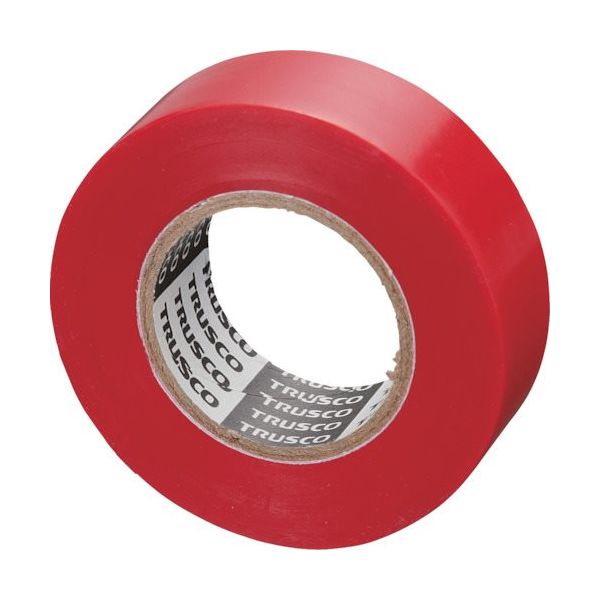 トラスコ中山 TRUSCO 脱鉛タイプビニールテープ 19mmX10m 赤 1巻入り GJ2110R1P 1巻 628-3295（直送品）