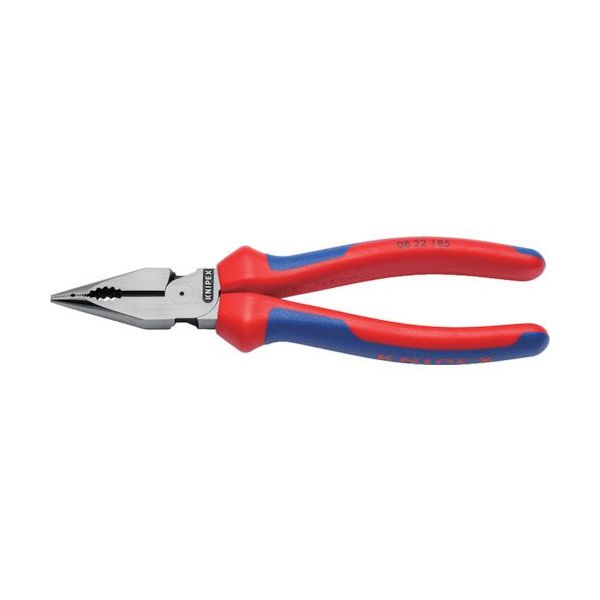 KNIPEX ニードルノーズペンチ コンフォートハンドル 185mm 0822185 1丁 610-7096（直送品）