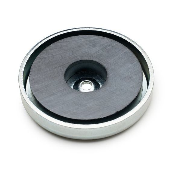 マグエバー MAGEVER フェライト磁石 キャップマグネット 丸型 44R(穴付き) 3C1044R4021 1個 654-1692（直送品）