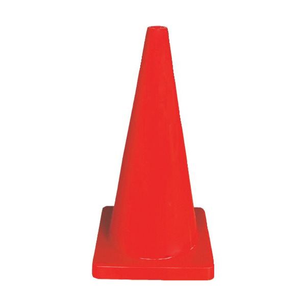 安全興業 安全コーン Wコーン 赤 KEY-794 1本 652-8072（直送品）