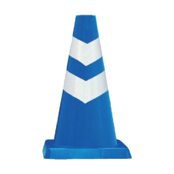 安全興業 安全コーン ミニスコッチコーン 青 SCB-450 1本 652-8069（直送品）