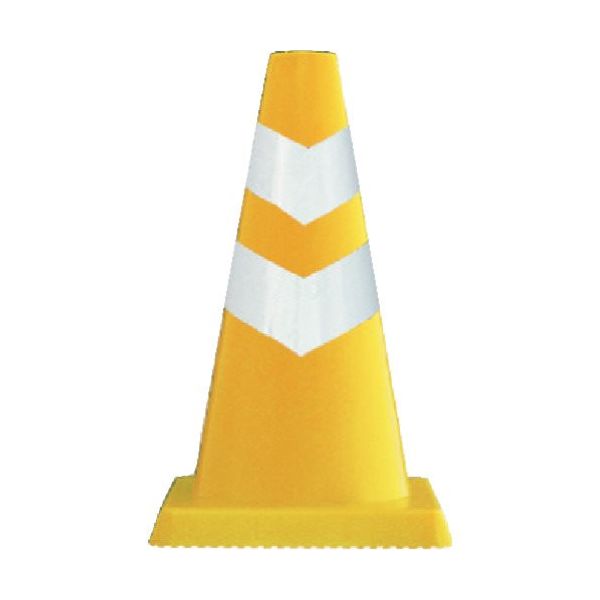 安全興業 安全コーン ミニスコッチコーン 黄 SCY-450 1本 652-8060（直送品）