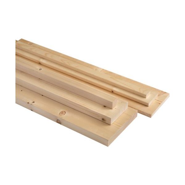 ナイス ゼニヤ 板材 ホワイトウッドディメンションSPF 2×2 6F 38X38X1820 SPF2026 1本 645-3697（直送品）