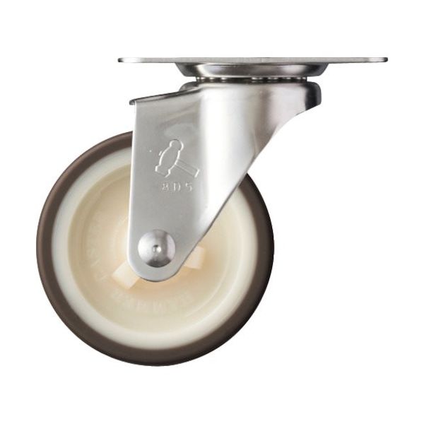 ハンマーキャスター ハンマー Eシリーズオールステンレス自在ウレタン車65mm 320E-UR65 1個 336-8395（直送品）