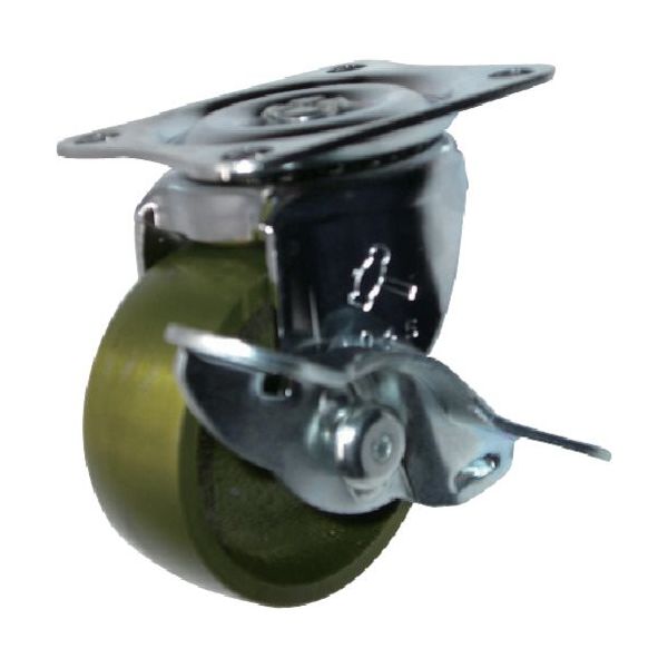 ハンマーキャスター ハンマー Gシリーズ旋回式イモノ車輪 50mm ストッパー付 415G-C50 1個 814-0902（直送品）