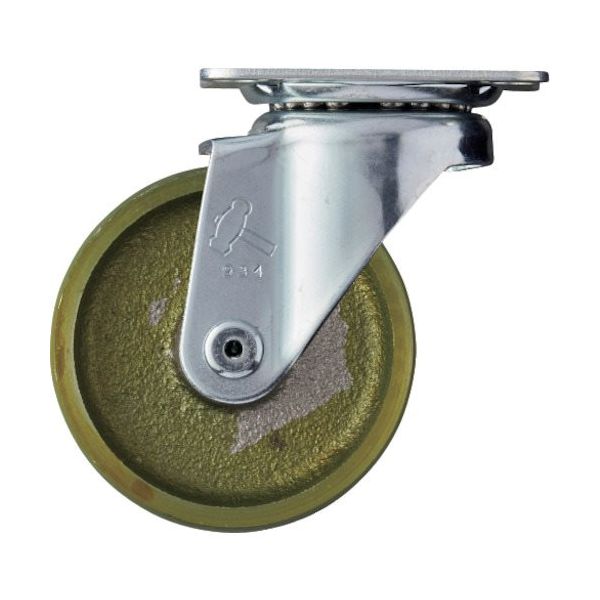 ハンマーキャスター ハンマー プレート式旋回鋳物キャスター 75径 Sシリーズ 420S-C75 1個 854-9714（直送品）