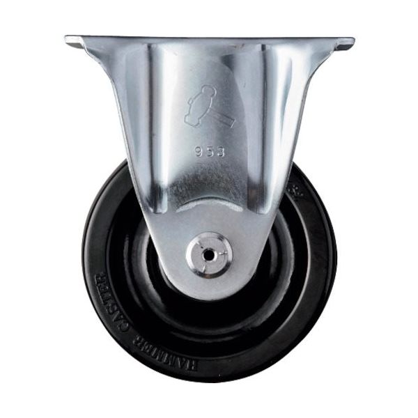 ハンマーキャスター ハンマー 固定式フェノール車輪 100mm 420SR-PH100 1個 814-2911（直送品）