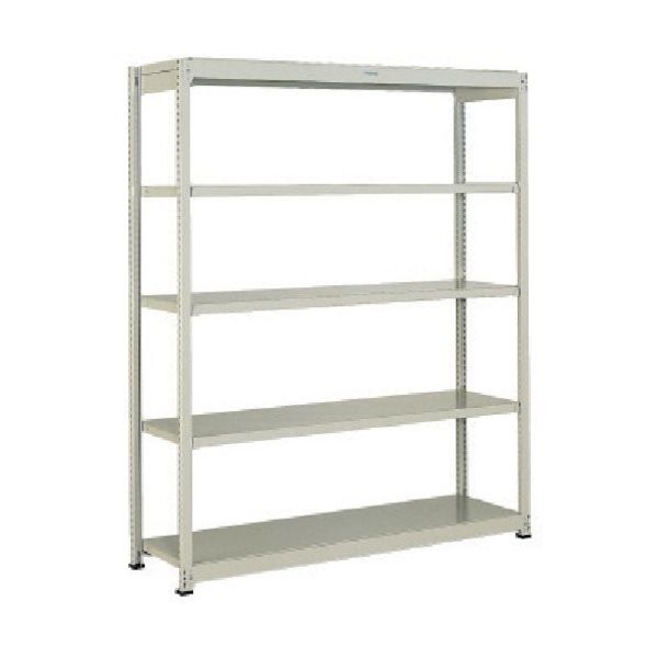 TRUSCO スチールラック M1.5型軽中量棚 860X295XH1200 5段単体 ネオグレー M1.5-4335 NG（直送品）