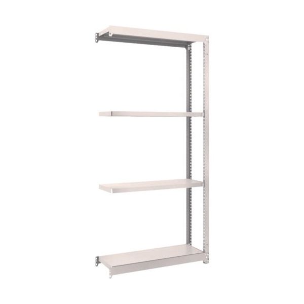 TRUSCO スチールラック M1.5型軽中量棚 1760X295XH2100 4段連結 ネオグレー M1.5-7634B NG（直送品）