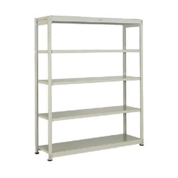 TRUSCO スチールラック M1.5型軽中量棚 1160X295XH1200 5段単体 ネオグレー M1.5-4435 NG（直送品）