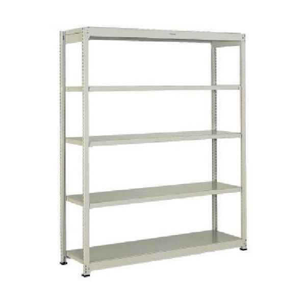 TRUSCO スチールラック M1.5型軽中量棚 1160X595XH1200 5段単体 ネオグレー M1.5-4465 NG（直送品）