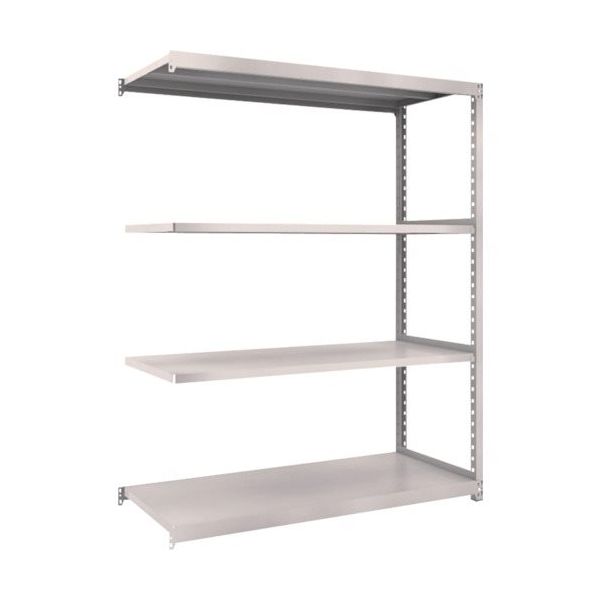 TRUSCO スチールラック M2型軽中量棚 1460X600XH2100 4段 連結 ネオグレー M2-7564B NG 1セット(1台)（直送品）