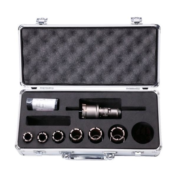 ミヤナガ 深穴ホールソー アルミボックスキット NO.3 ストレートシャンク PCFALBOX3 1個 162-6312（直送品）