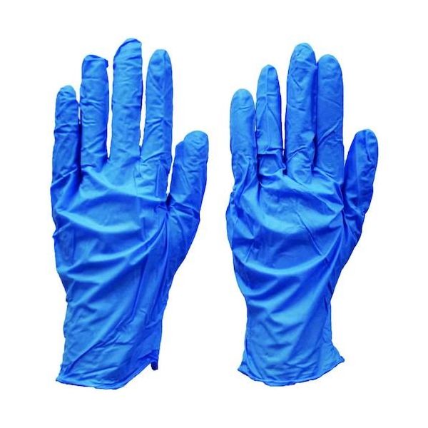 ダンロップホームプロダクツ ダンロップ NS480ニトリル極薄手袋 L ブルー (100枚入) 9562 1箱(100枚) 432-0427（直送品）
