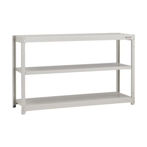 TRUSCO スチールラック M1.5型軽中量棚 860X295XH900 3段単体 ネオグレー M1.5-3333 NG 1セット(1台)（直送品）
