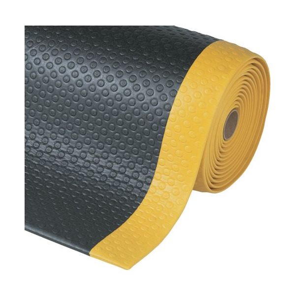 NOTRAX 疲労軽減マット バブルソフトレッド ブラック&イエロー 600X1800 417S0026BY 1枚（直送品）