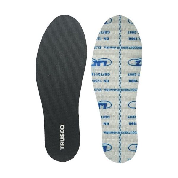 トラスコ中山 TRUSCO シリカクリン踏み抜き防止クールインソール L 25.0~26.0cm CLPR-L 1足 520-9520（直送品）
