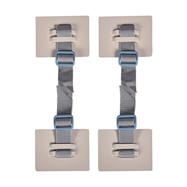 トラスコ中山 TRUSCO 地震対策 転倒防止PPベルト(2本入) 800mm SAF-7090GL 1セット(2本) 528-7245（直送品）