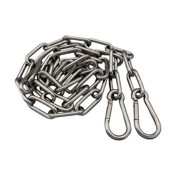 東京パーツセンター ラクテム 溶接チェーン ステンレス 線径4mm 2M AKフック付 WCSA2 1本 536-4194（直送品）