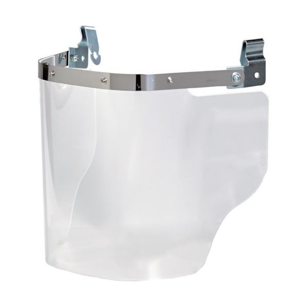 トラスコ中山 TRUSCO ヘルメット取付型大型防災面 クリア(前面プレートなし) LFS-C 1個 533-4254（直送品）