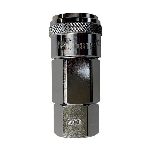 吉田工作所 NKCカップリング YNL型ワンタッチカップリングソケット Rc3/8メネジ YNL-23SF 1個 535-7814（直送品）