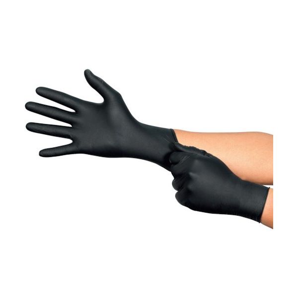 Ansell 耐薬品・帯電防止ニトリルゴム使い捨て手袋 マイクロフレックス 94ー242 Mサイズ(100枚入) 94-242-8（直送品）