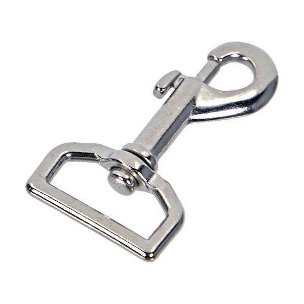 トラスコ中山 TRUSCO ニッケルメッキ スイベルベルトナスカン 53mm ベルト幅21mm SEB-21 1個 556-5406（直送品）