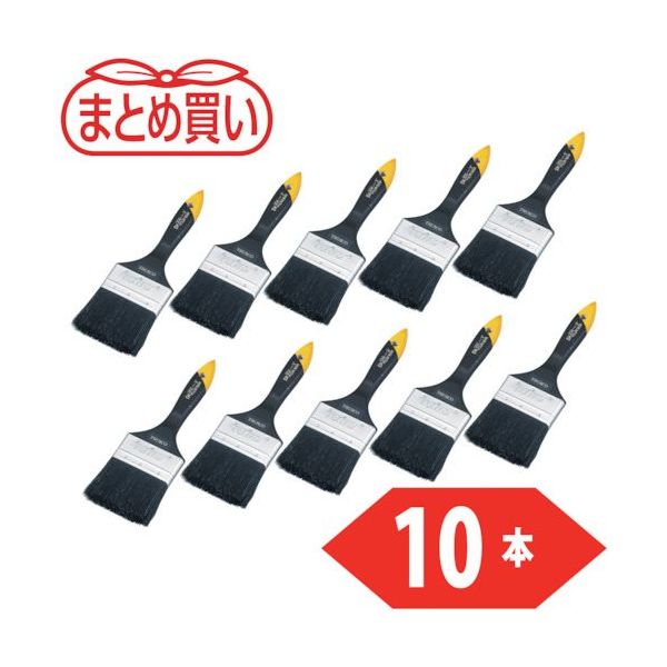 トラスコ中山 TRUSCO まとめ買いダスター刷毛356 3インチ 75mm 10本入り TPB-356-3-10P 1パック(10本)（直送品）