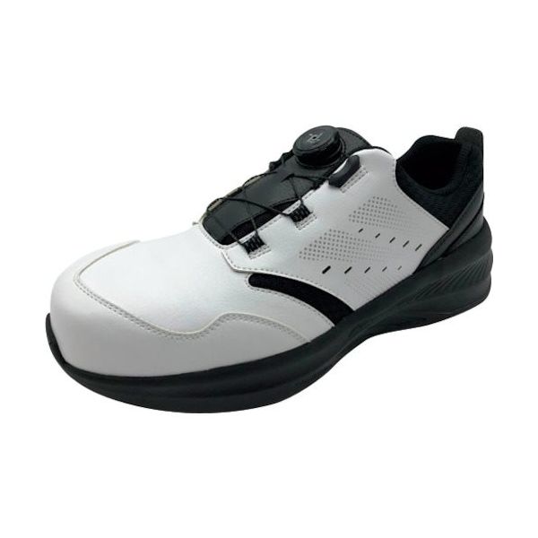 アルペン IGNIO ダイヤル式ワークシューズ1013 ホワイト28.0cm IGS1013TGF-WH28.0 1足 563-5253（直送品）