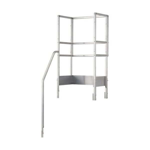 トラスコ中山 TRUSCO 階段片手すり天場三方手すり TSF-TKS2X 1セット 551-8031(直送品)