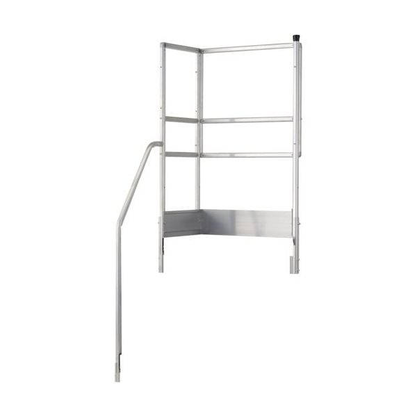 トラスコ中山 TRUSCO 階段片手すり天場二方手すり TSF-TKL346-25 1セット 551-8047（直送品）